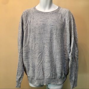 J. Crew Blue/White Sweater (L)